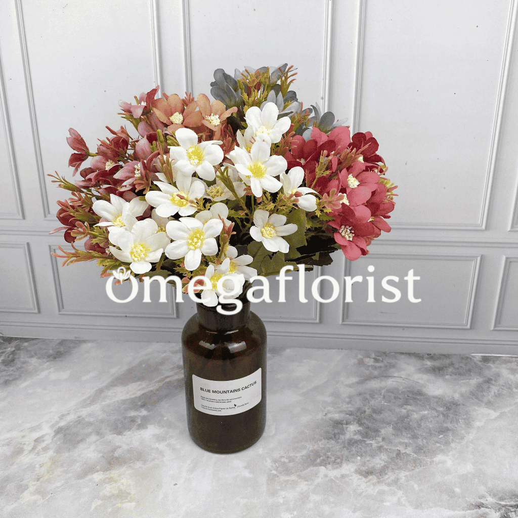 Bunga Zoka Artificial / Bunga Artificial / Bunga Plastik / Bunga Dekorasi / Dekorasi Pernikahan / Pe