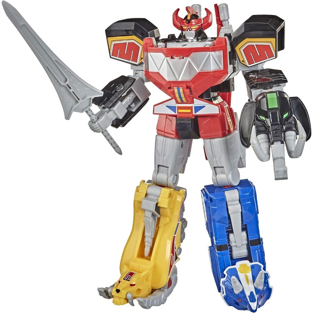 Power Rangers Mighty Morphin Megazord Megapack Includes 5 MMPR Dinozord Action Figure Toys