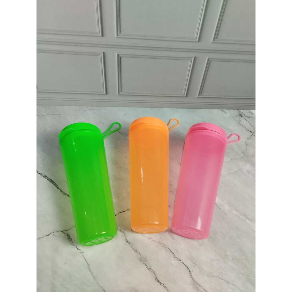 Gelas Tutup Plastik Warna / Gelas Minum / Souvenir / Botol Plastik Murah / Gelas Plastik
