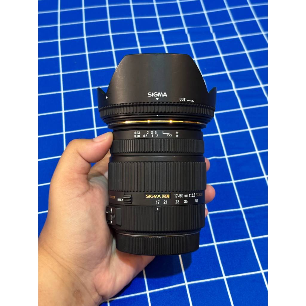 Lensa Sigma 17-50mm F2.8 for Canon