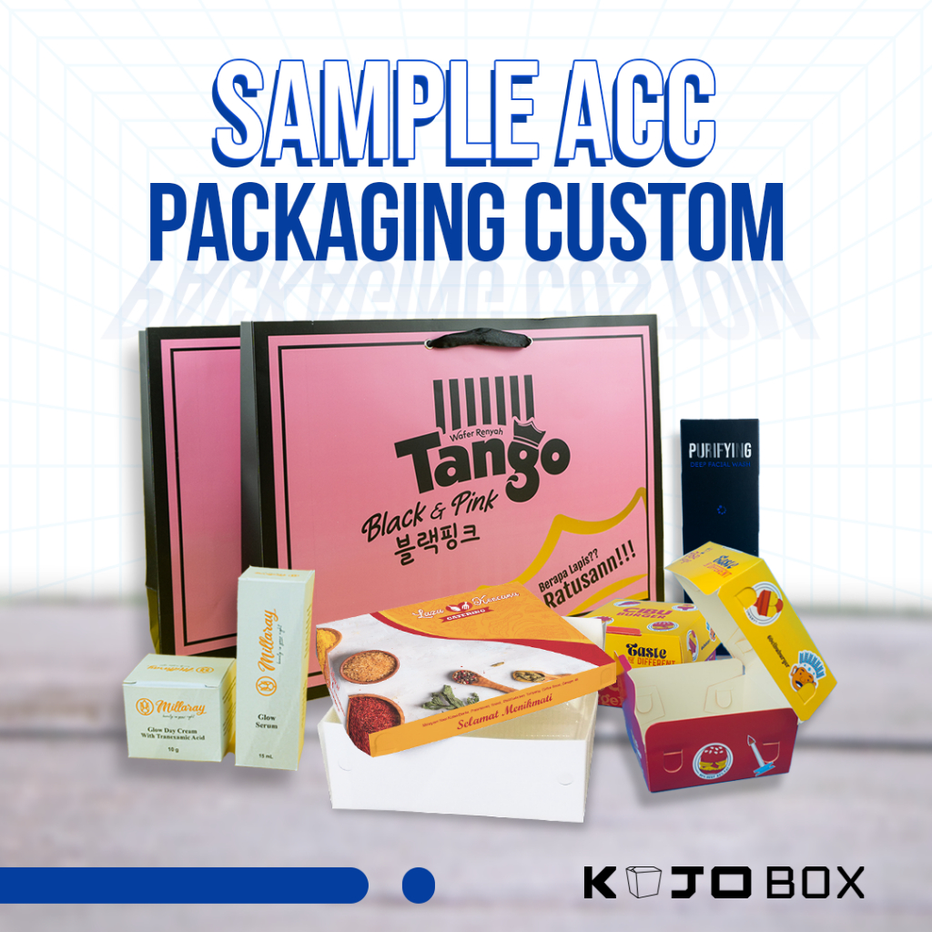 Sample ACC Packaging Custom F&B – Lunchbox, Brownies Box, Martabak Box DLL