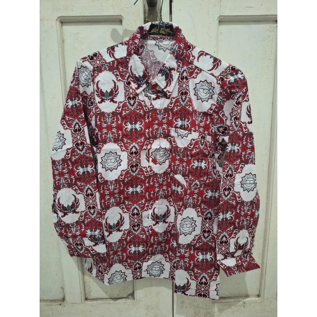 baju SD batik ipm nasional muhammadiyah Katun