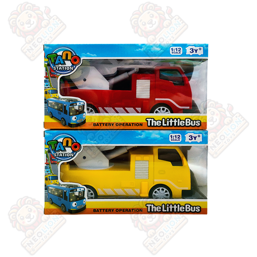Mainan Anak Baterai Mobil Little Bus Tayo Bis Tano Station Fire Truck 333-890