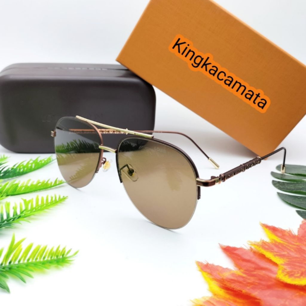 Kacamata Sunglasses Pria Dan Wanita LV72388 Lensa UV Protection Anti Silau Siang Malam Super Premium