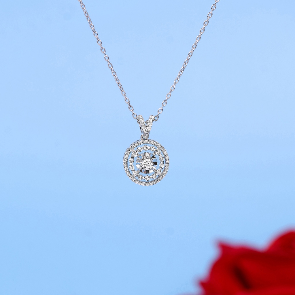 Kalung Berlian Eropa Model Olivia Setting - JB Berlian