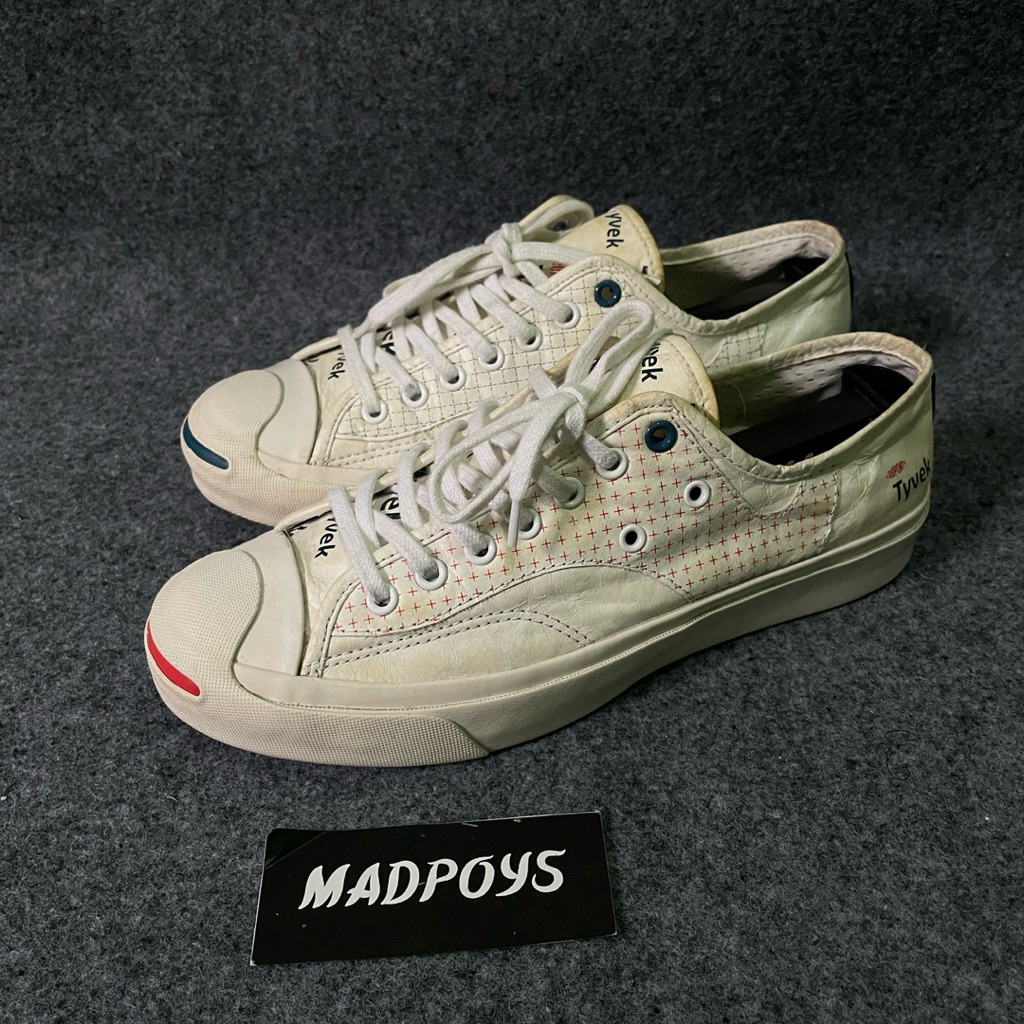 Converse DuPont Tyvek x Jack Purcell Rally 'White Princess Blue' Size 8.5/42/26.5cm