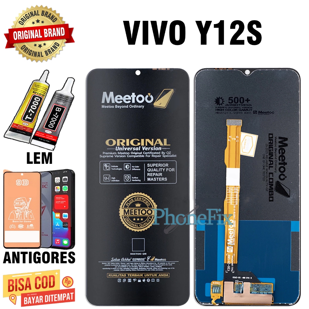 Lcd Touchscreen VIVO Y12S Original Fullset Lcd VIVO Y12S OEM Quality