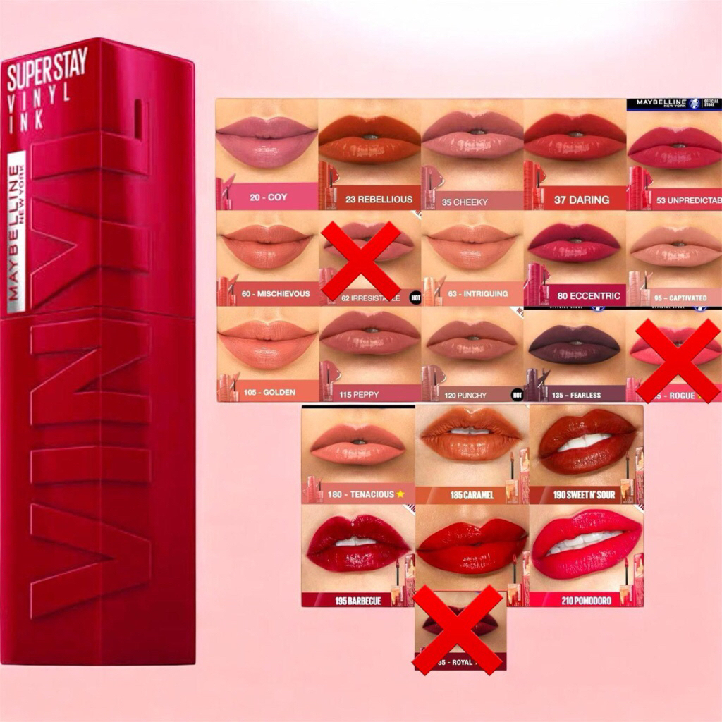 Jelita Royal Beauty Shop - Maybelline Superstay Matte Vinyl Ink - Lip Cream