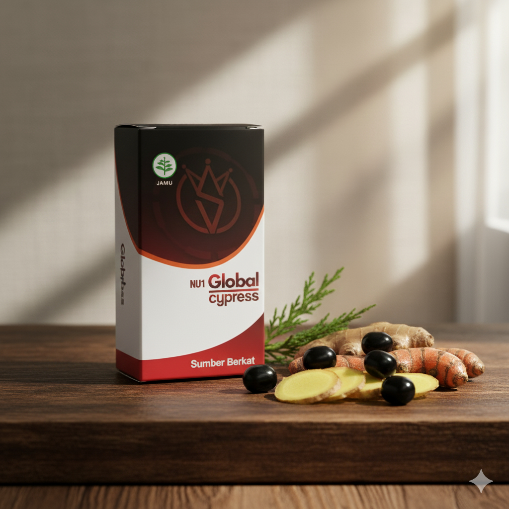 Global Cypress 1 botol isi 20 pil Slaber Trust Pil Hitam Sendi dan Syaraf | PIL HItam SLABER Global 