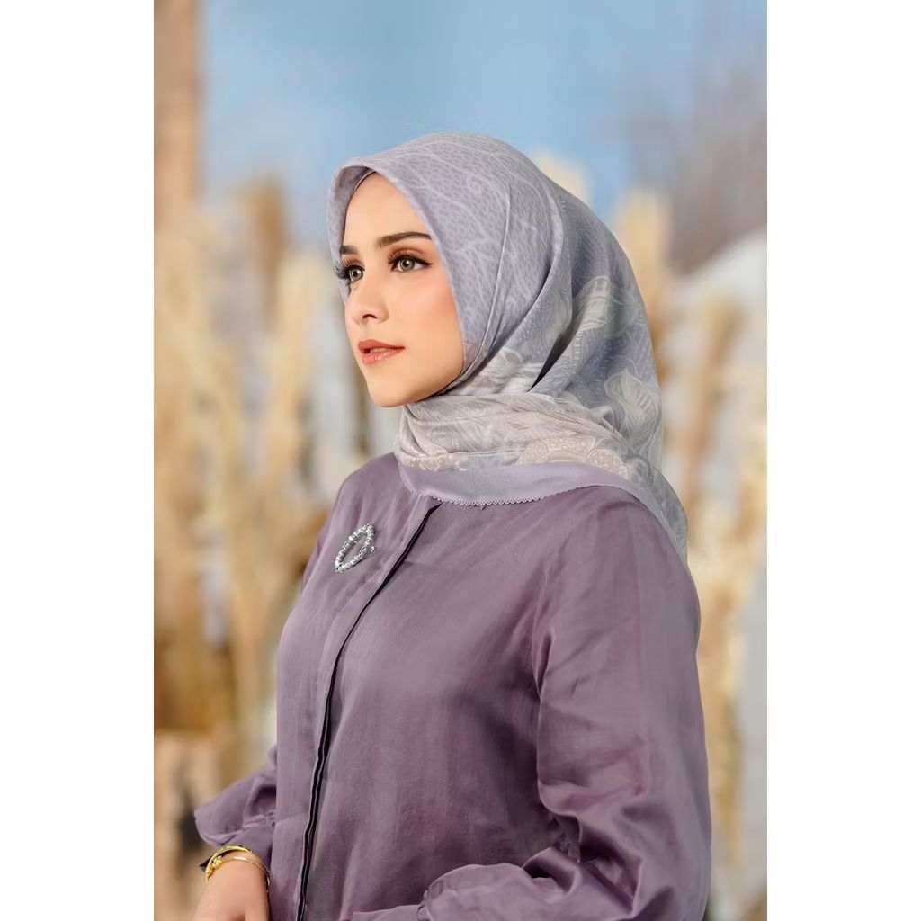 Buttonscarves Nusantara Voal Square - Oasis