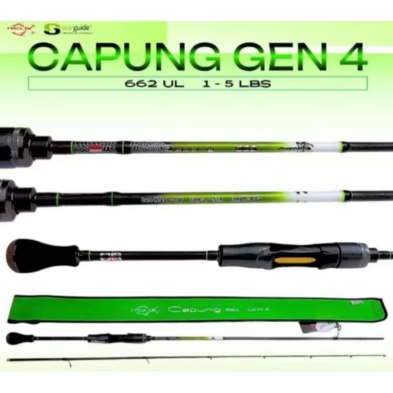 Joran Relix Nusantara Capung Gen 4 662 UL 1-5lb Seaguide