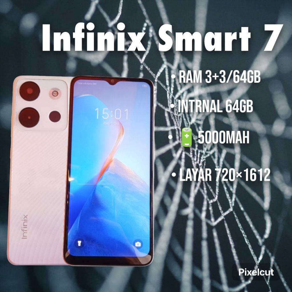 Infinix smart 7 Ram 3+3/64Gb