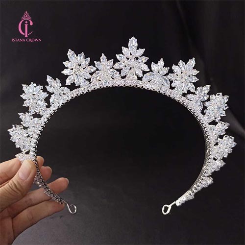 Serbia zircon crown  - Mahkota Pengantin zircon Viral - Aurel Crown