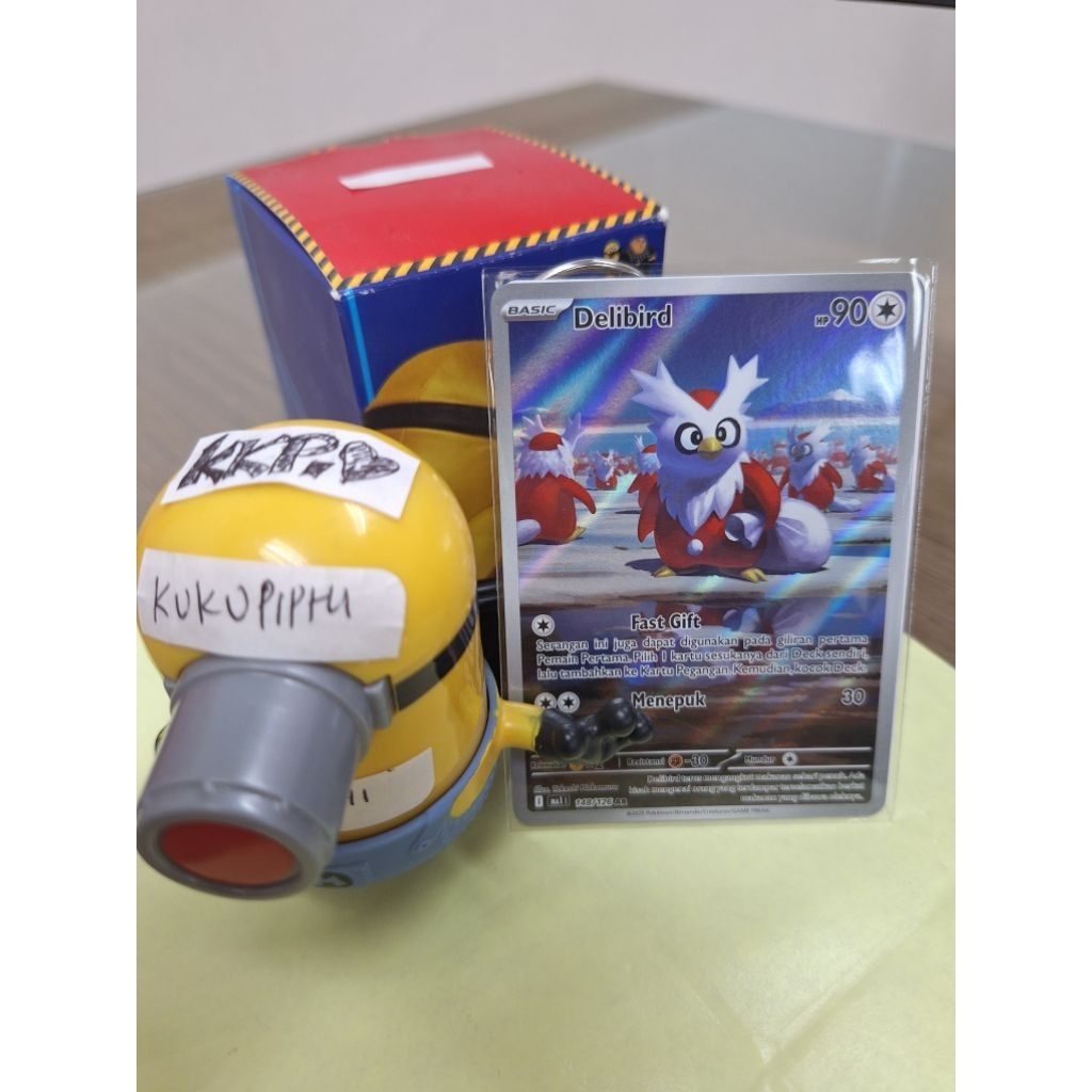 Kartu Pokemon Delibird AR 148/126 AR Holo