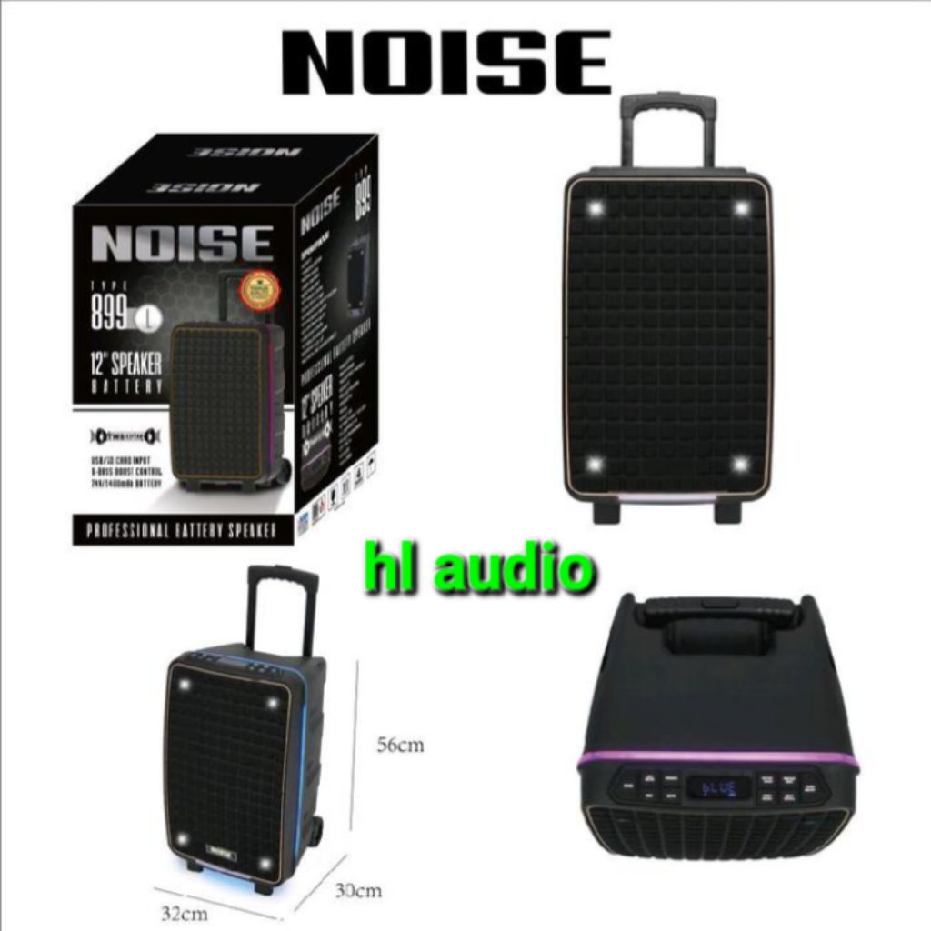 SPEAKER PORTABLE NOISE 899L ORIGINAL 12 INCH