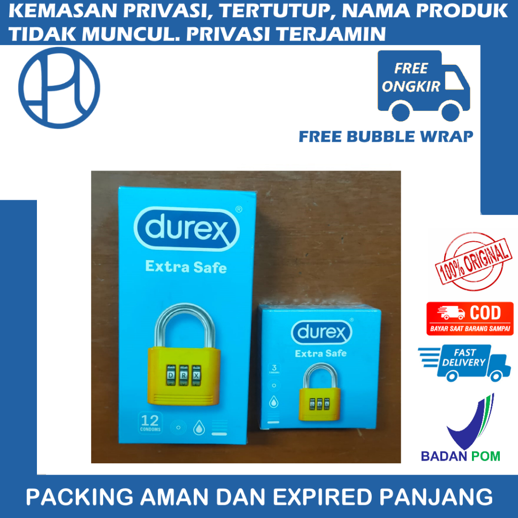 DUREX EXTRA SAFE KONDOM AMAN