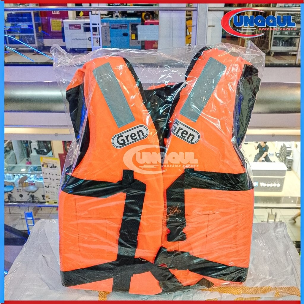 Pelampung Green / Pelampung Dewasa / Rompi Pelampung Green Murah