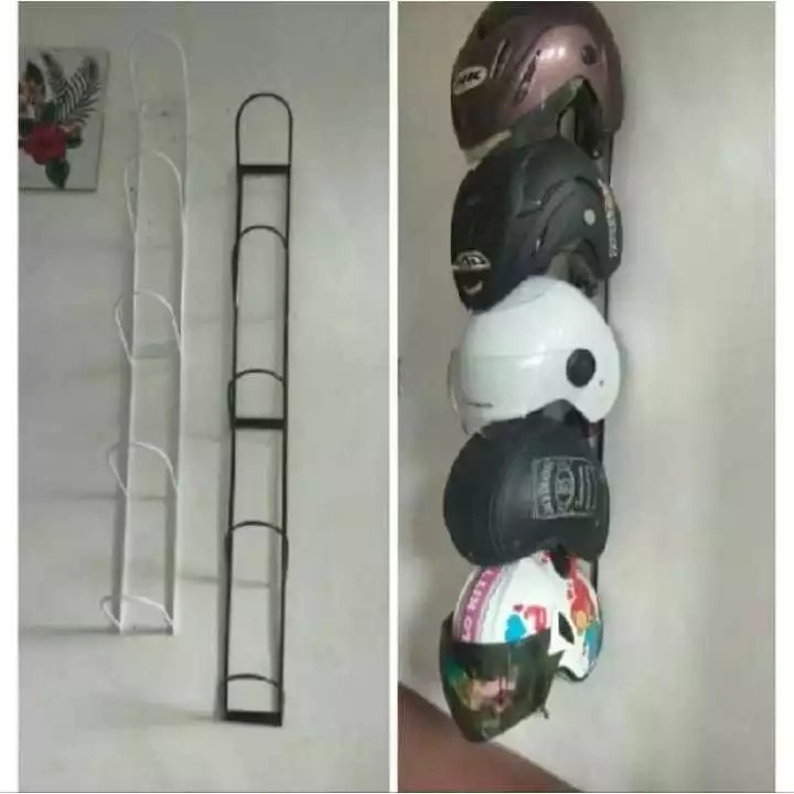 Gantungan Helm Dinding - Rak Penyimpanan Helm Gantung