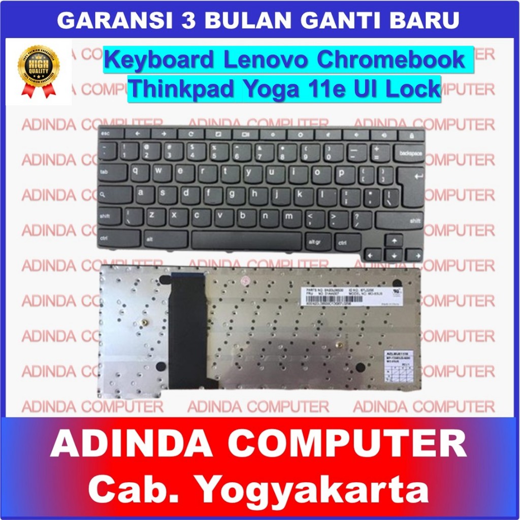 Keyboard Lenovo Thinkpad Chromebook Yoga 11e - 11E Lock