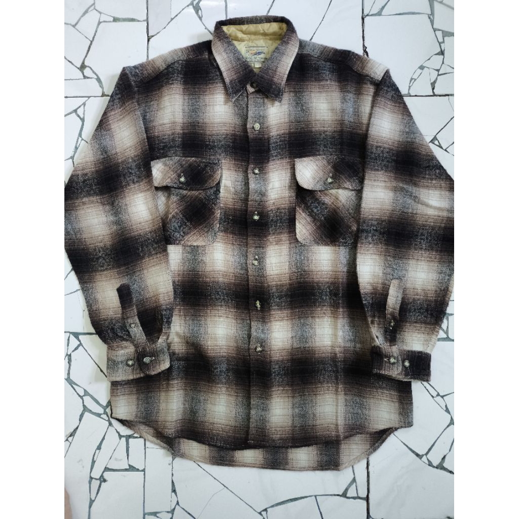 Veterano Flannel Wool Vintage Virgin Voyage (Kemeja Flanel)