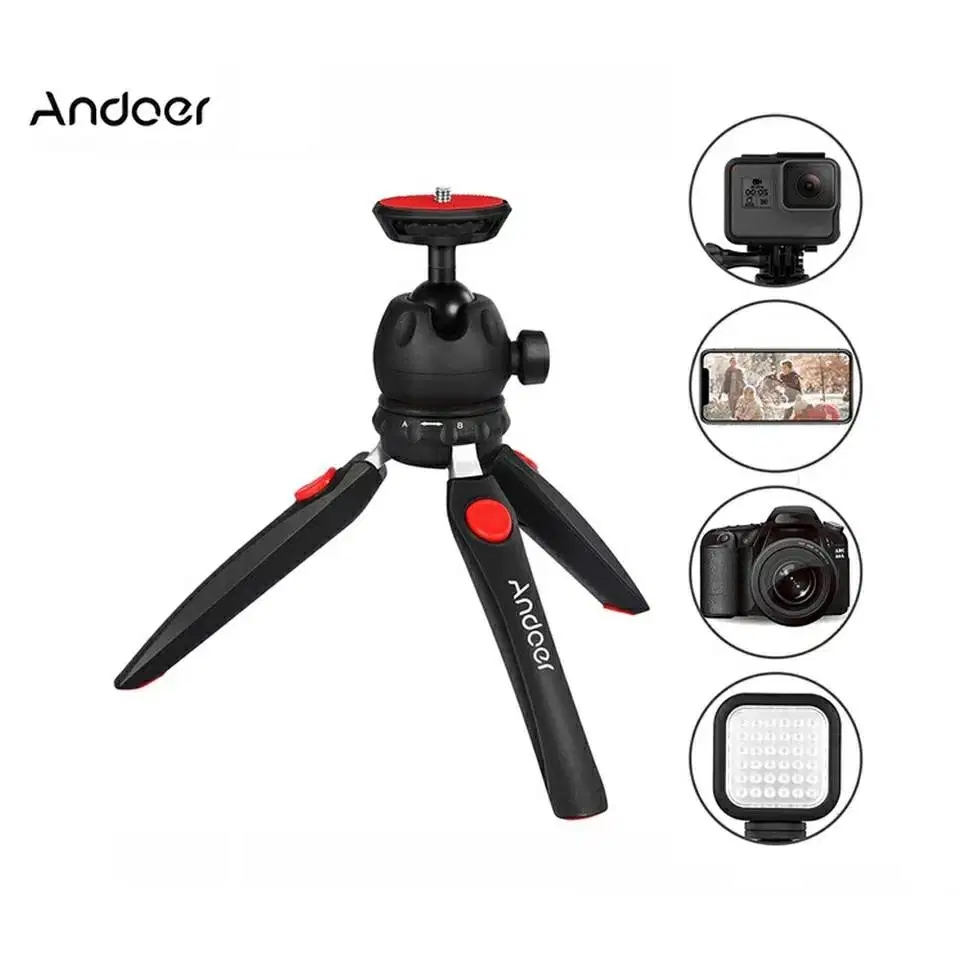 ANDOER mini tripod balhead - kamera video DSLR actioncam