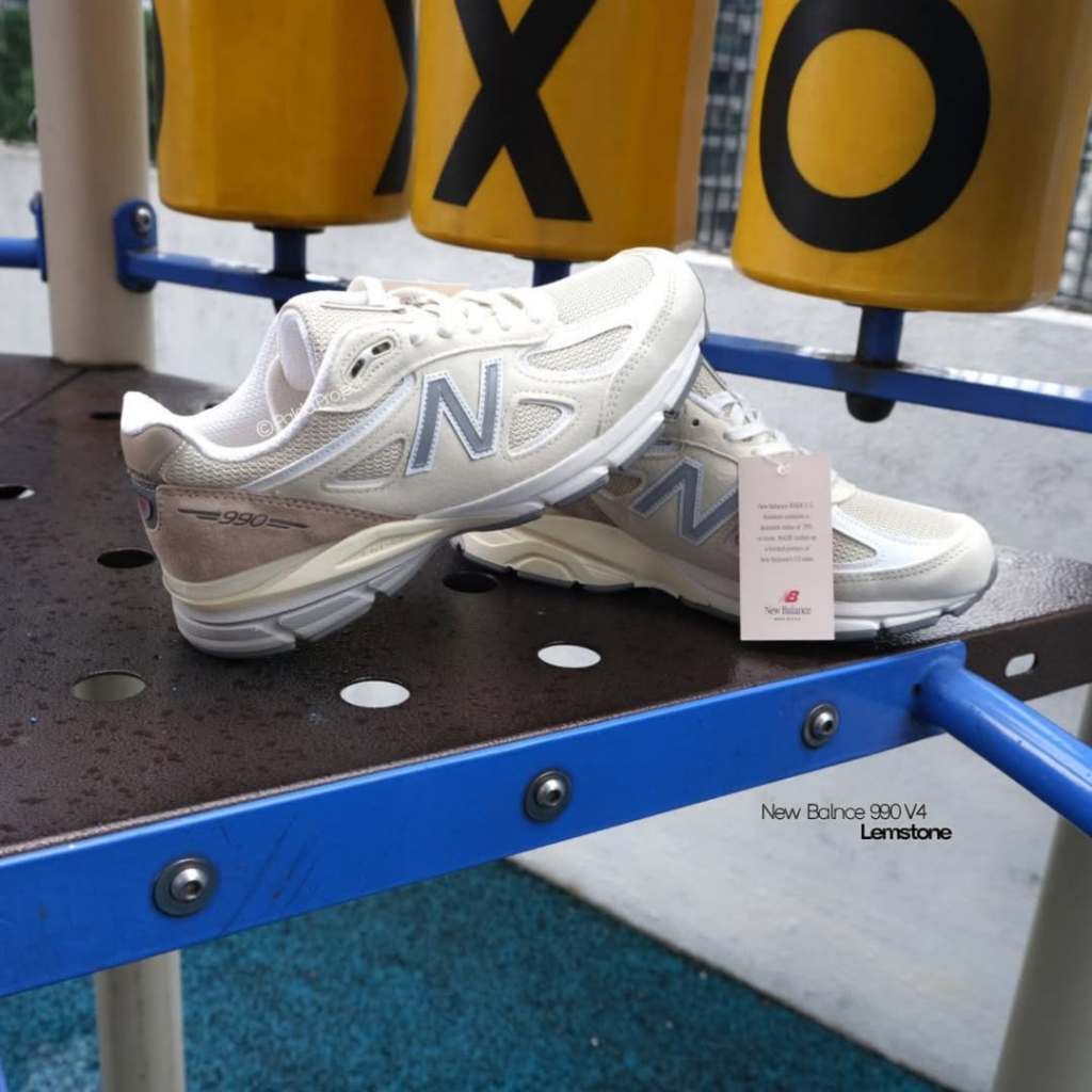 Sneakers Shoes New Balance 990 v4 MiUSA Teddy Santis Cream Limestone (U990TE4) - 100% Original