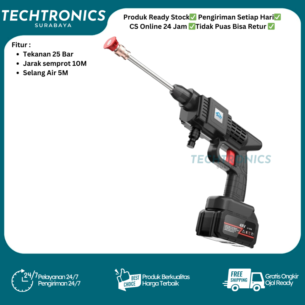 Alat Pencuci Kendaraan AC Motor Mobil Cuci Mesin Portable JET WATER CLEANER MULTIFUNGSI Murah