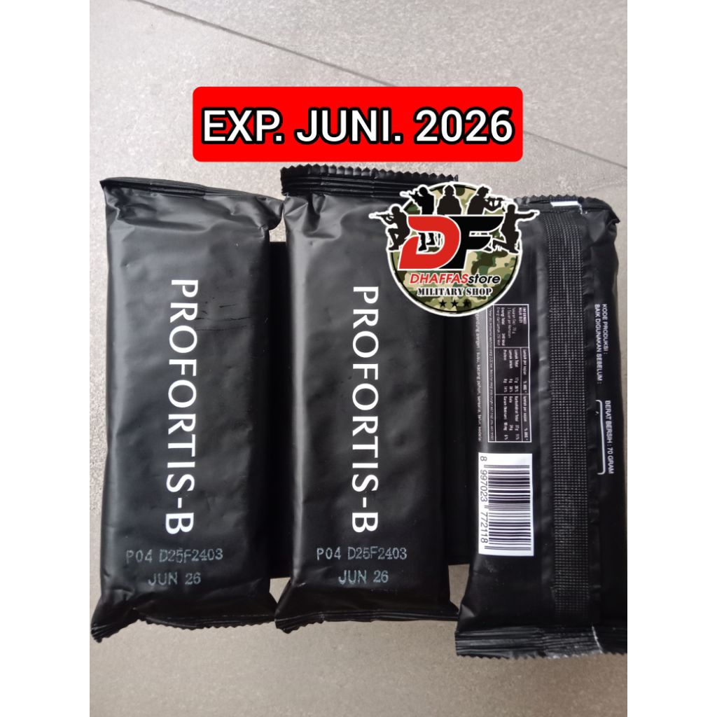 RANSUM BISCUIT TNI. BISKUIT TNI. FITBAR TNI BISKUIT PROFORTIS B ASLI JATAH TNI. MAKANAN TNI. EXP JUN