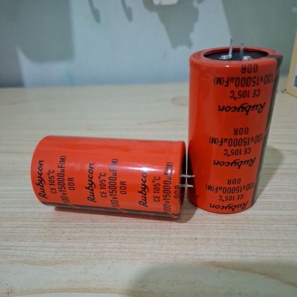 Elco Rubycon 100v 15000uf Orange