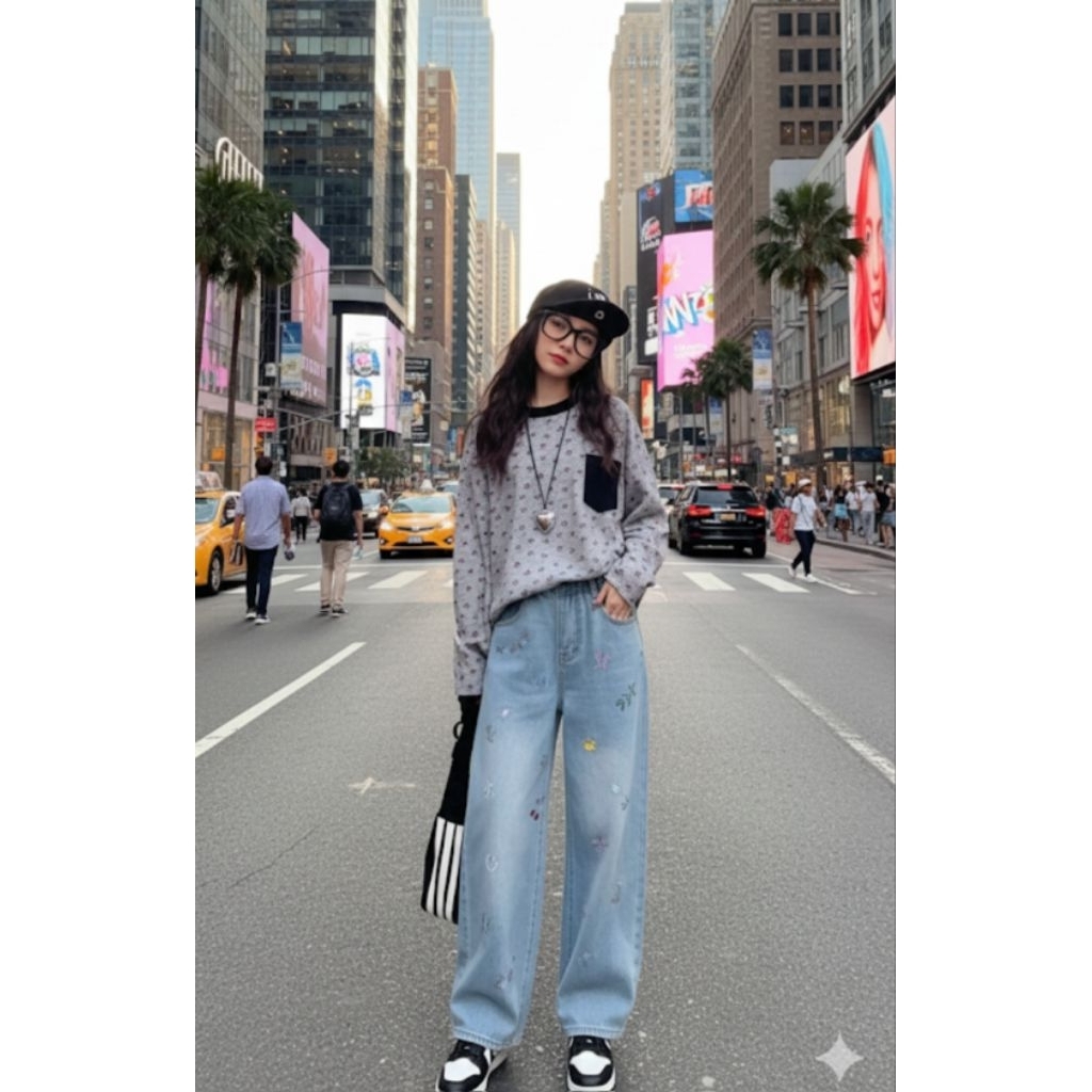 KZ31 SETELAN JEANS PITA SIZE 130,140,160