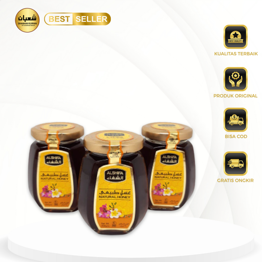 Madu Arab Madu Al Shifa 500 GR / Madu Al Shifa / Madu Sehat / Madu Asli 100% Shabani kurma