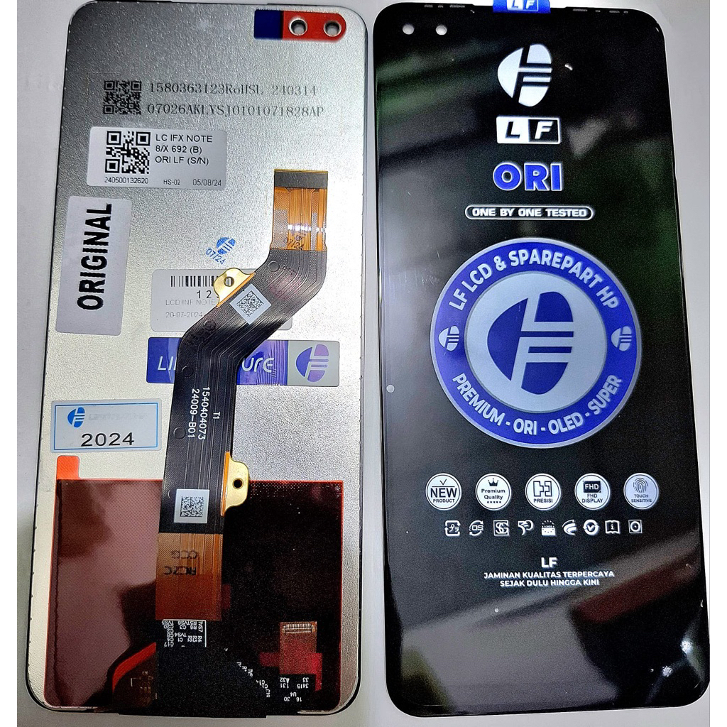 Lcd Infinix Note 8 / X692 Big Glass Ori LF