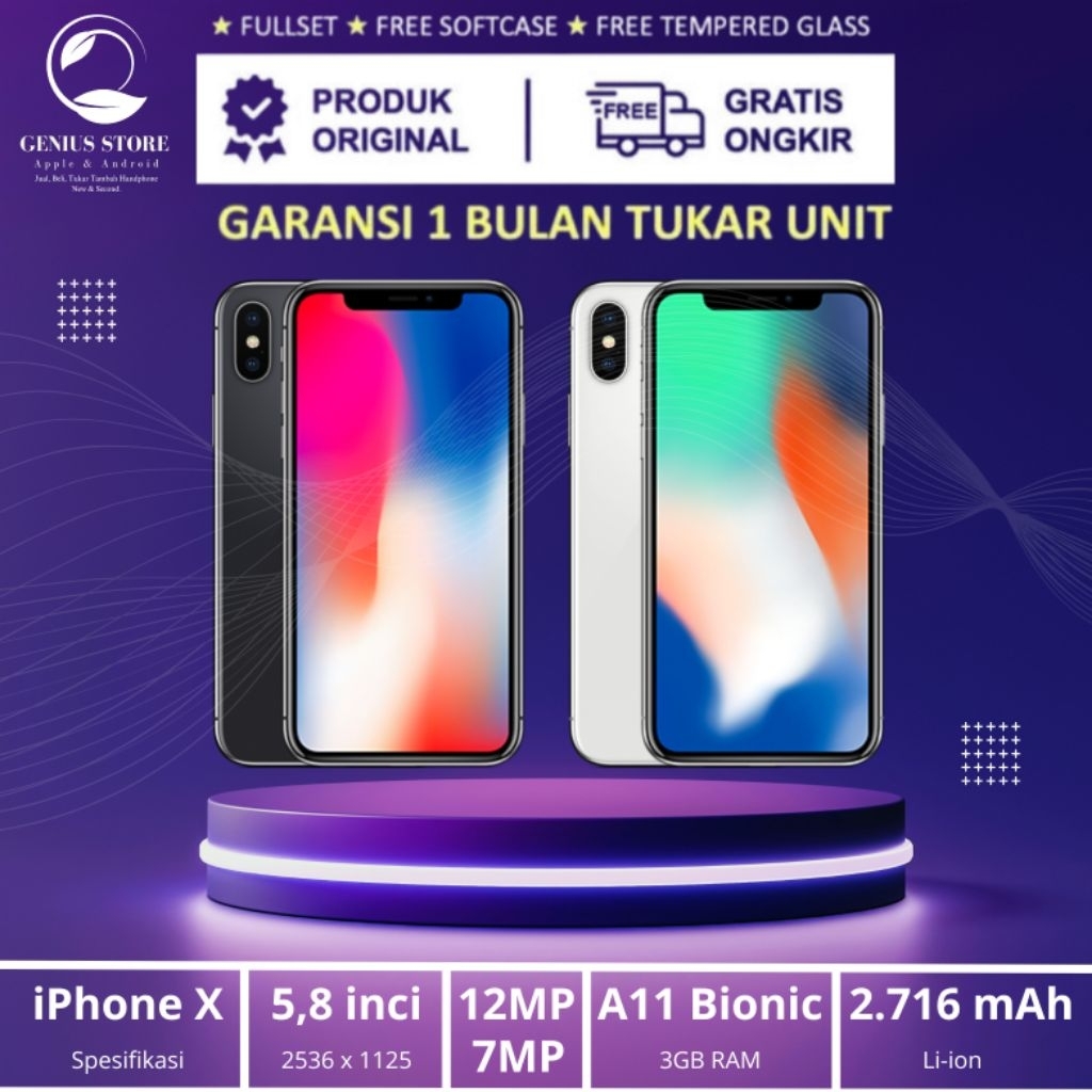 iPhone X 64GB/256GB ORIGINAL 100%|ALL OPERATOR