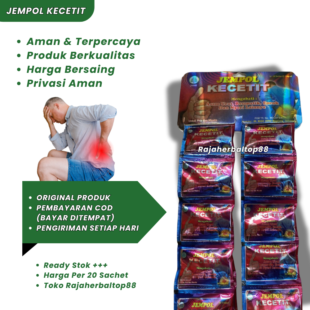 Jempol Kecetit Original Kapsul Asam Urat