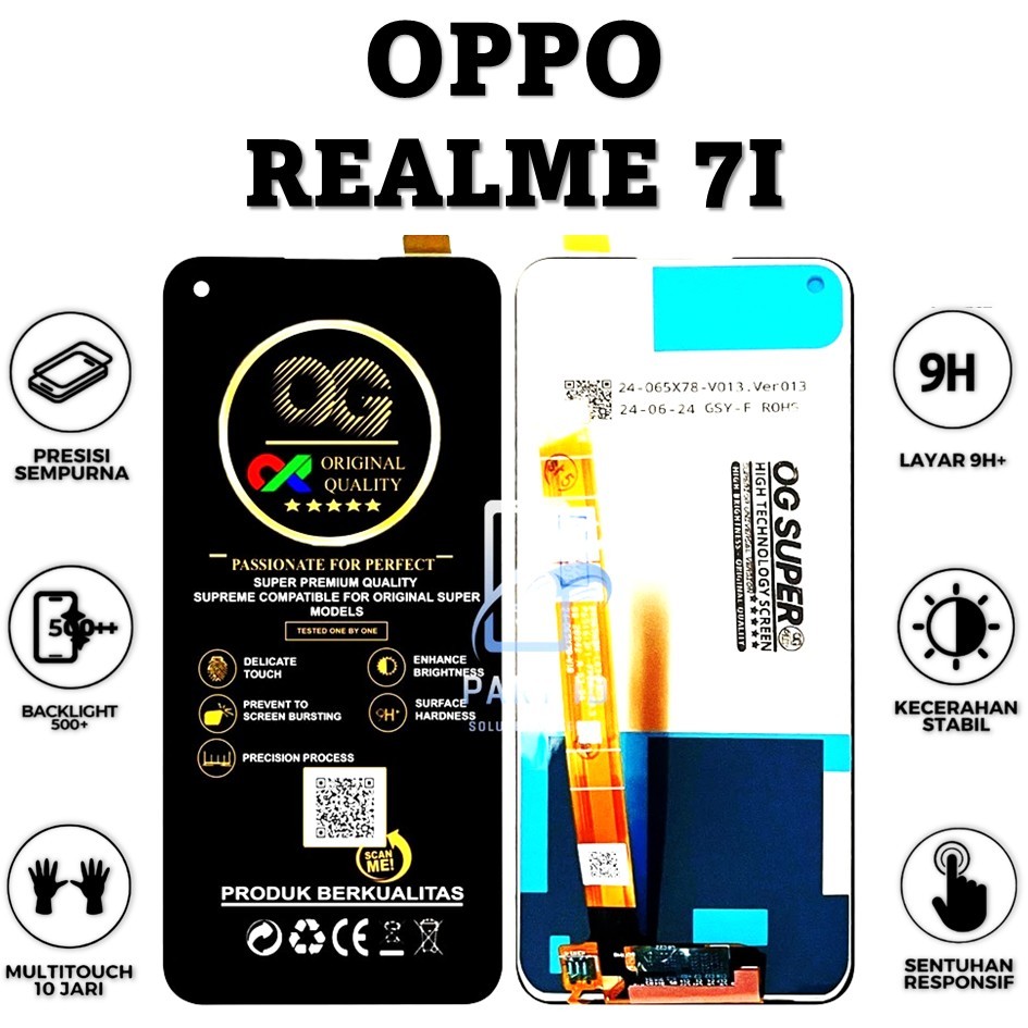 LCD TOUCHSCREEN REALME 7I FULLSET ORIGINAL 100%