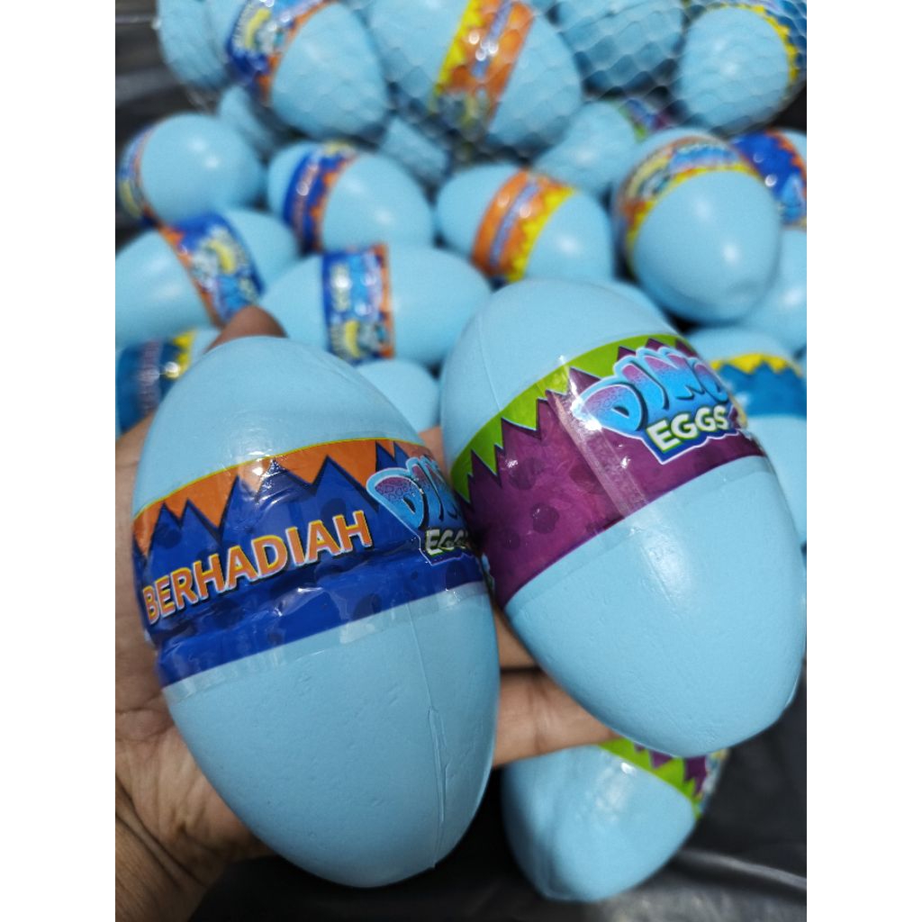 ISI 20 PCS TELUR JUMBO DINOSAURUS FROZEN / TELUR ISI MAINAN