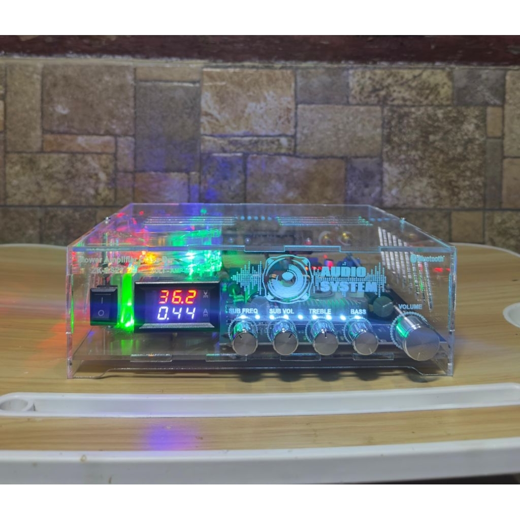 Power Amplifier ZK-AS21 Box Akrilik