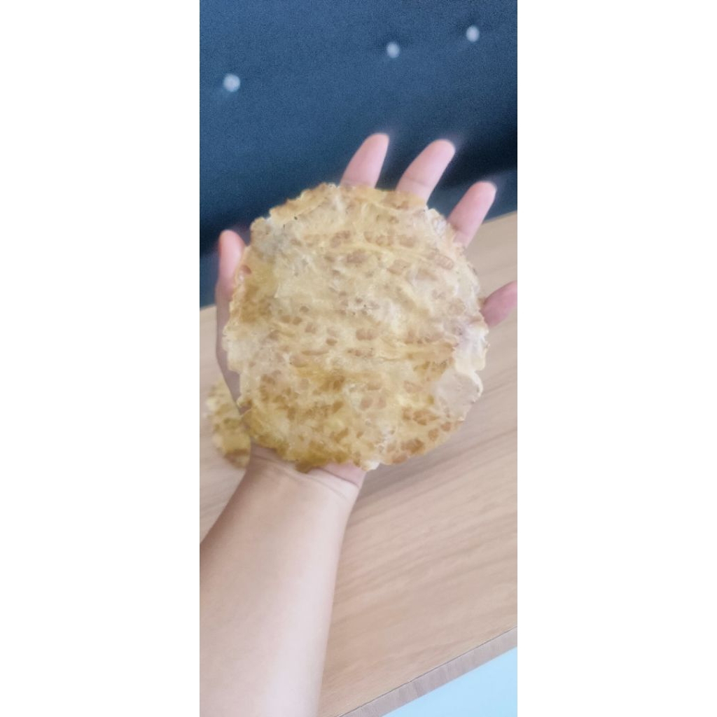 Emping jengkol mentah original + cabe merah /kerupuk jengkol original