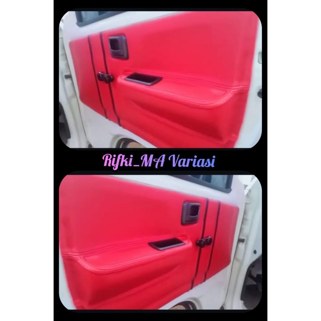 Lapis pelindung pintu mobil New Carry pickup kulit sintetis / Cover Pintu mobil pickup New Carry Tay