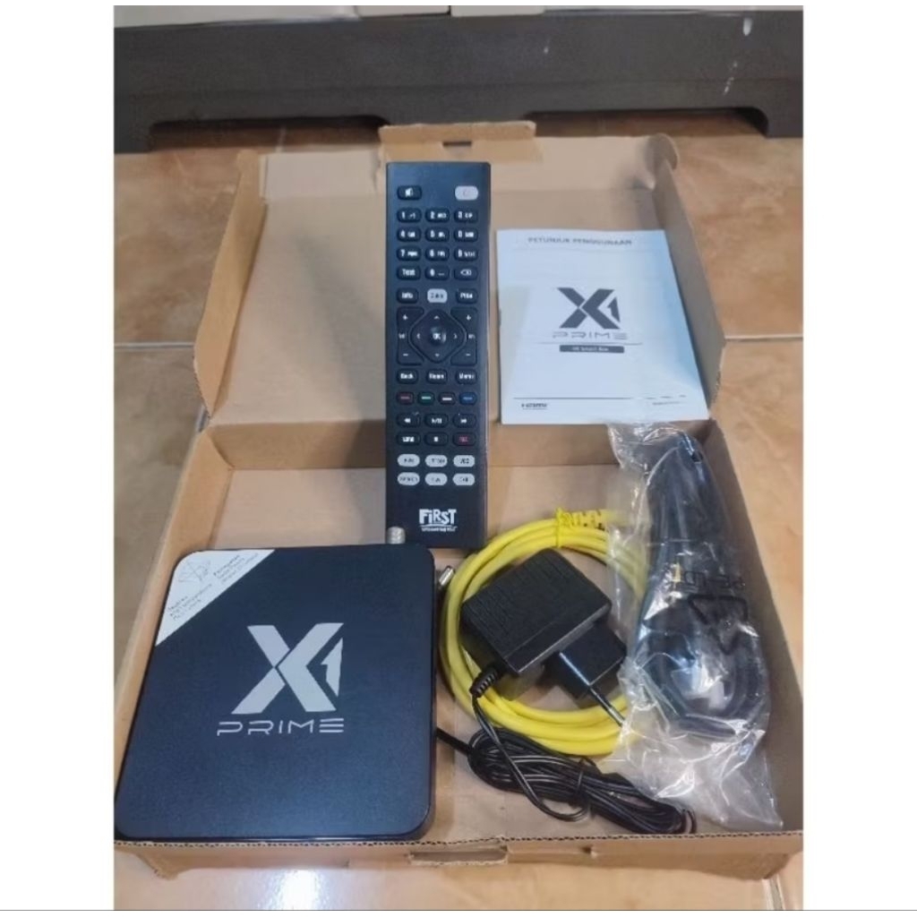 STB ANDROID TV BOX X1 PRIME LENGKAP ORIAN