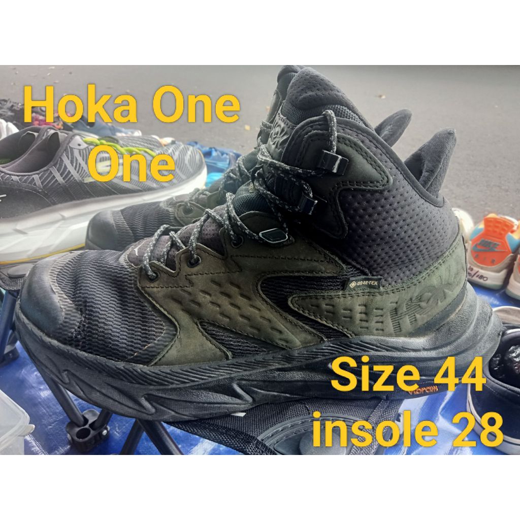 HOKA Hiking Outdoor Second Size 44 insole 28 minus di Tapak