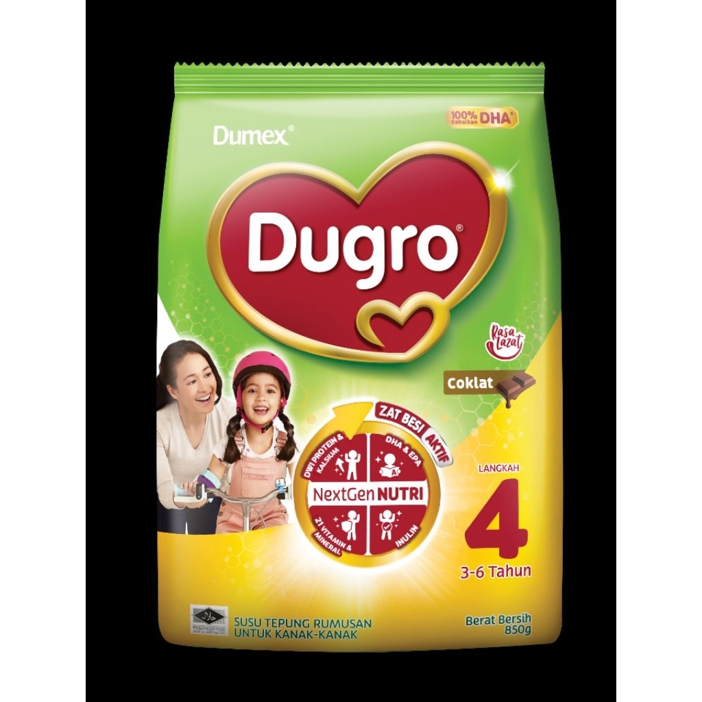 Susu Dugro 4 Anak Umur 3-6 Tahun Rasa Asli , Madu , Coklat