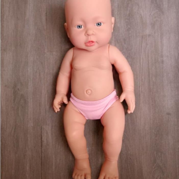 READY Boneka Bayi Telanjang Karet Lentur Perempuan Laki-Laki Ukuran 38 cm untuk Praktek Bidan