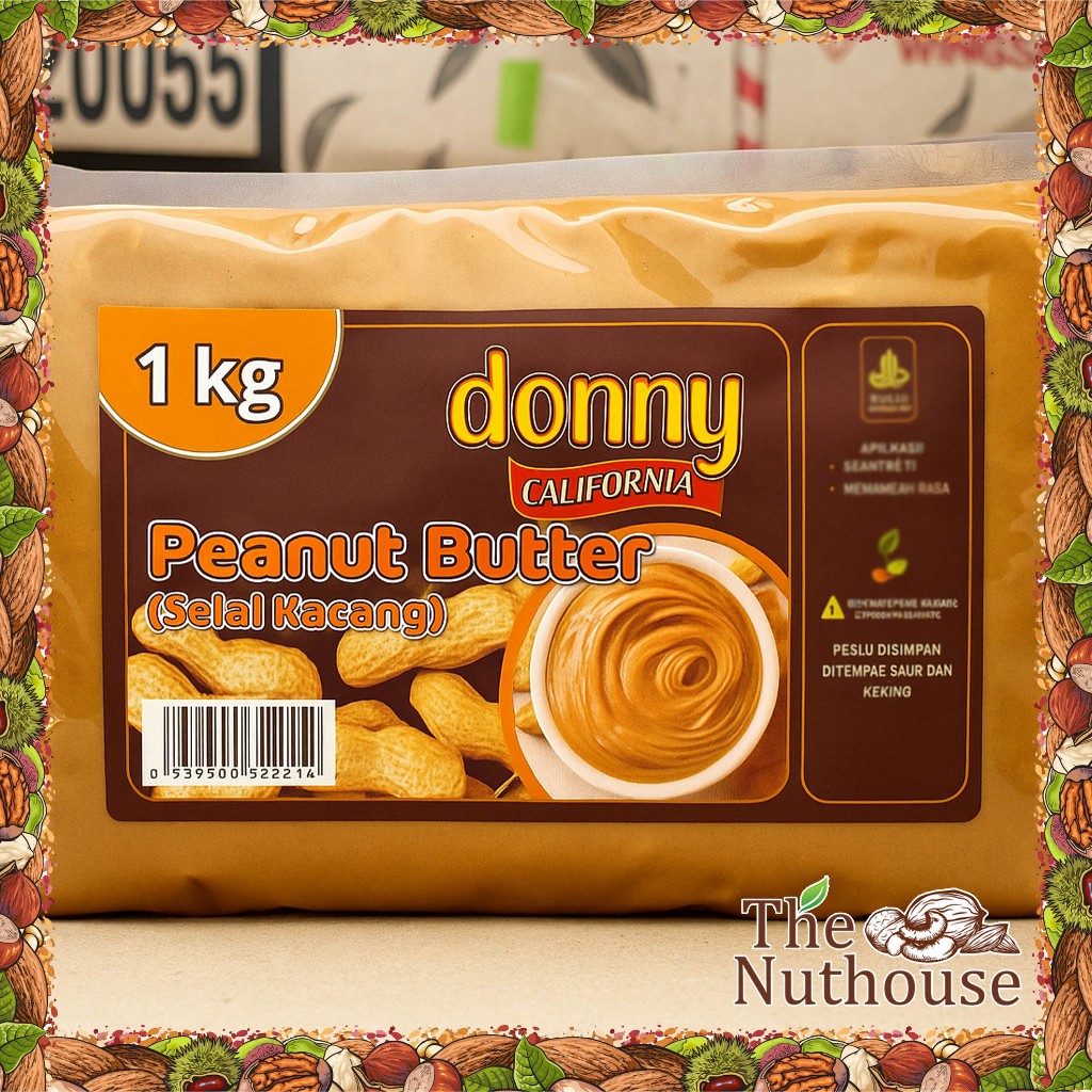 DONNY CALIFORNIA PEANUT BUTER / SELAI KACANG 1KG
