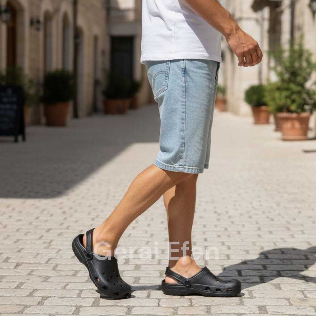 hot deals hot deals sandal clog pria dewasa sandal slop pria sandal baim crocss tali belakang sandal