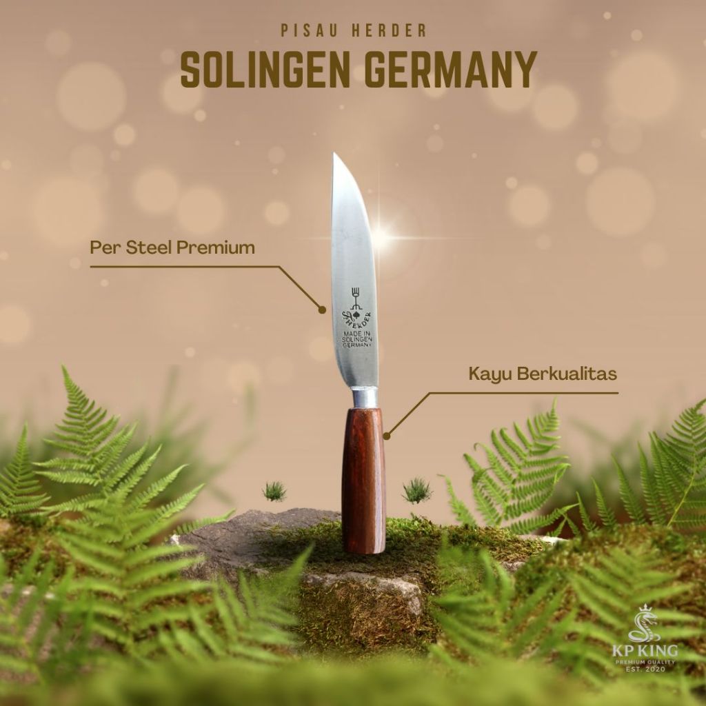 Pisau Herder Cap Garpu Made in Solingen Germany Premium Quality