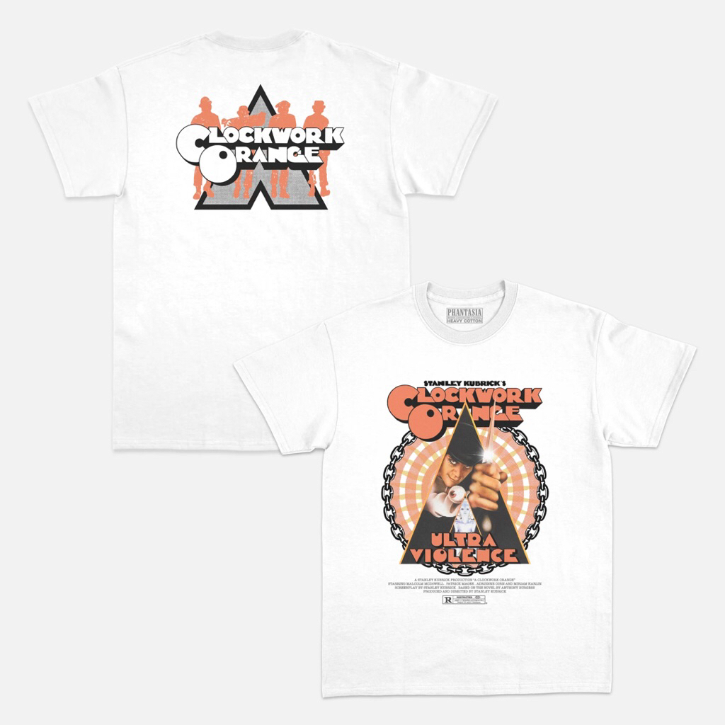 Kaos Film A Clockwork Orange Heavy Cotton 16s