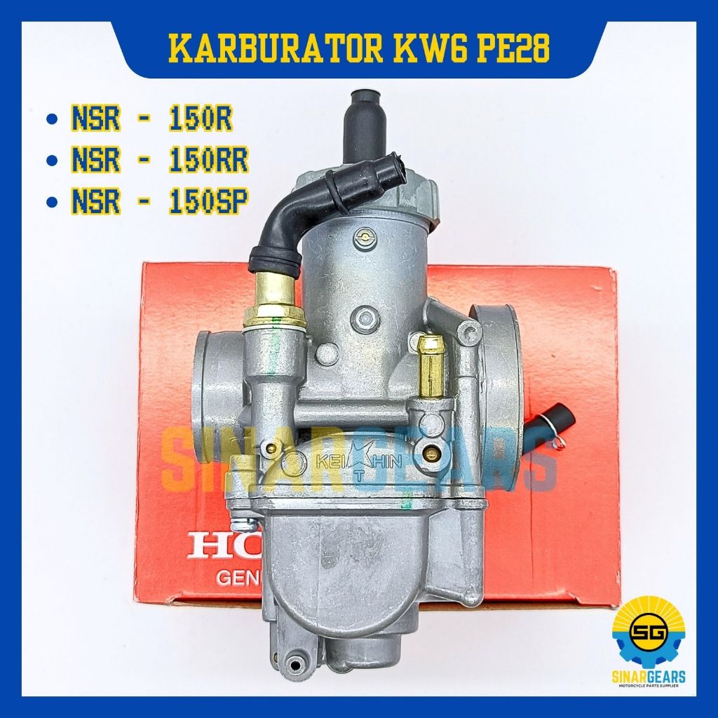 Carburator Karbu Kualitas Original Honda KW6 PE28 Karburator NSR150R NSR 150SP NSR 150RR Ori AHM