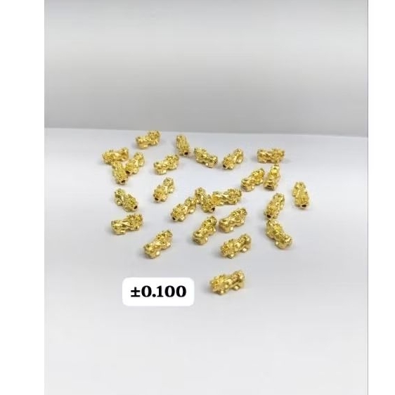 Charm emas naga dragon jilin 24k 999 hongkong