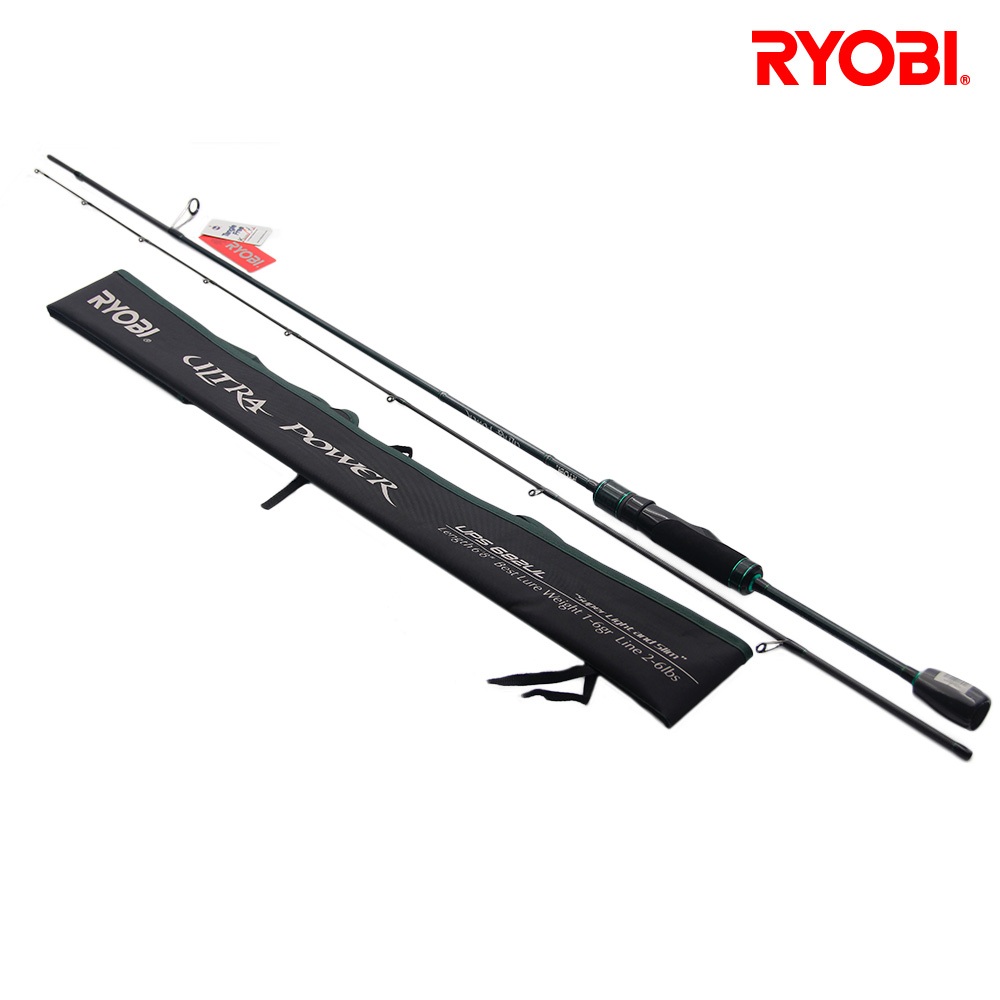 RYOBI ULTRA POWER Joran Pancing Spinning 2 Section UL Ultralight FUJI K-Series Ring Guide Carbon Mat